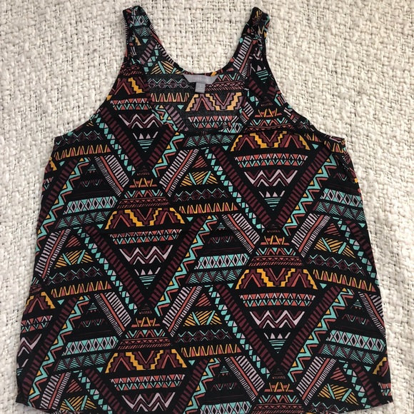 Rubbish Tops - Rubbish Tribal Print Tank Top